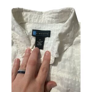 NEW WOMEN'S RELATIVITY White SHIRT‎ SIZE 2x
